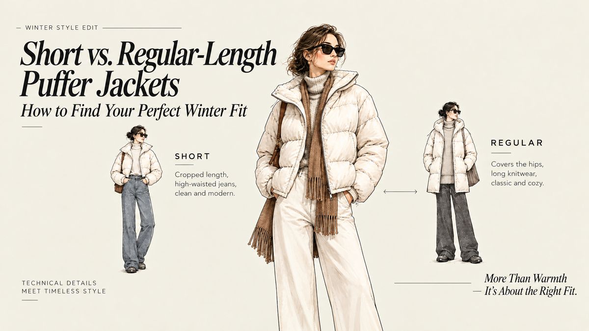 Short vs. Regular-Length Puffer Jackets: How to Find Your Perfect Winter Fit