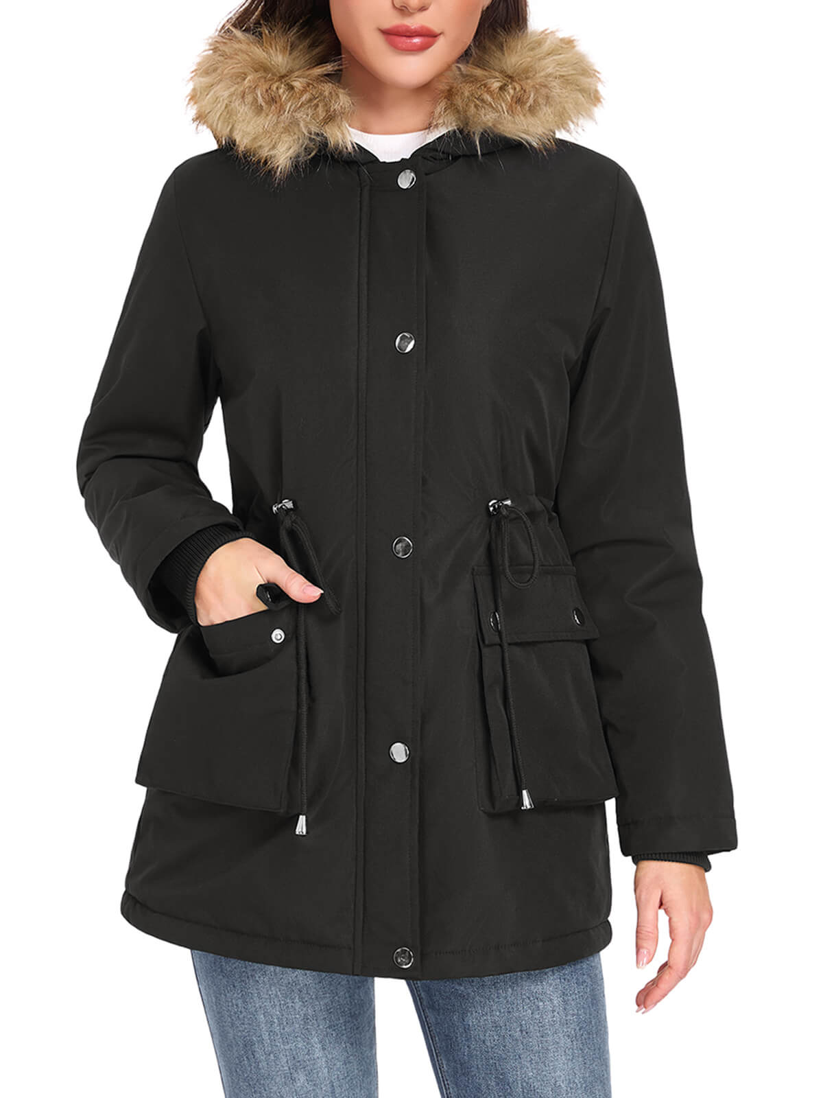 HEEKPEK Women’s Mid Length Heated Parka